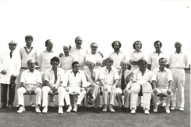 The famous faces of the Lord Taverner's XI