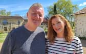 David and Liz Murphy. A family who brought an entire French village after selling their three-bed home in Manchester for £400,000.