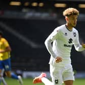 Norwich City loanee Josh Martin hit the bar at the death in MK Dons’ lively 2-2 draw with Ipswich Town