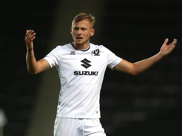 <p>Dons defender Harry Darling</p>