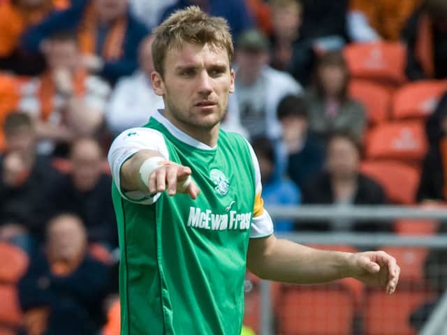 <p>Chris Hogg likened the MK Dons dressing room to the one which he first walked into at Hibs, which featured the likes of Scott Brown and Derek Riordan</p>