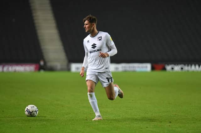 Since arriving on loan from Blackpool, Ethan Robson has established himself as one of Dons’ key midfielders alongside Matt O’Riley.  