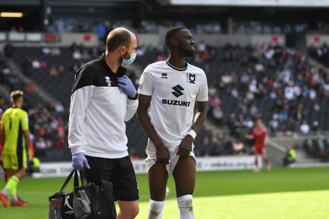 Mo Eisa will miss tomorrow’s game with Cheltenham Town with a groin injury, while Troy Parrott is on international duty. It leaves Liam Manning with something of a selection issue heading to the Jonny-Rocks Stadium