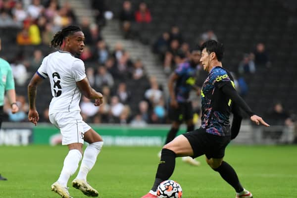 David Kasumu was subject to a bid from Huddersfield Town late in the transfer window, but MK Dons rejected their approach. The midfielder has been ruled out all season with a hamstring problem
