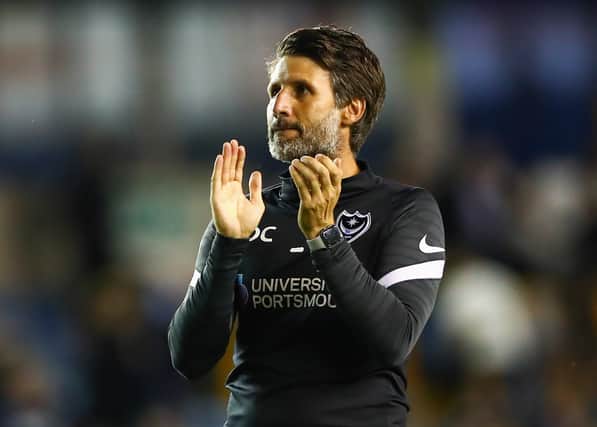 Portsmouth boss Danny Cowley has called on Portsmouth fans to head to Stadium MK on Saturday