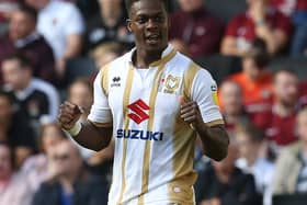 Kieran Agard, Dons’ third all-time leading scorer, officially left the club in the summer but has signed a deal with League One side Plymouth Argyle