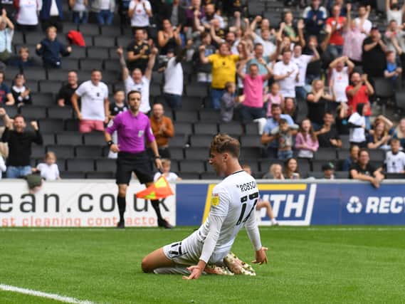 Ethan Robson said there is no better feeling than scoring after he netted the winner in the 1-0 win over Portsmouth at Stadium MK