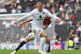 Max Watters made his MK Dons debut on Saturday in the 1-0 win over Portsmouth. The striker, on loan from Cardiff City, missed the first part of the season with an ankle injury