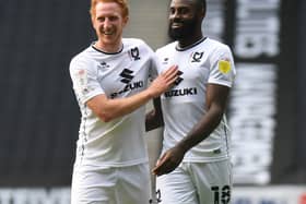 Hiram Boateng’s redemption story at MK Dons has been a great one. Cast out by Russell Martin, he scored on his Dons comeback and netted the equaliser against Cheltenham last week too.