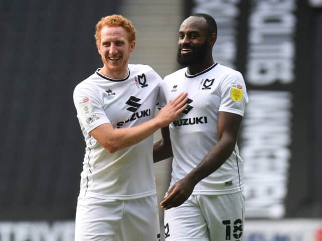 <p>Hiram Boateng’s redemption story at MK Dons has been a great one. Cast out by Russell Martin, he scored on his Dons comeback and netted the equaliser against Cheltenham last week too.</p>