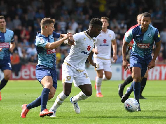 Kieran Agard took to social media to thanks MK Dons and the fans for their support during his five-year spell at the club