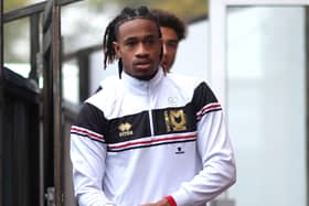 David Kasumu has missed all but MK Dons’ opening game of the season in the Carabao Cup after picking up a hamstring injury against Bournemouth. Head coach Liam Manning said he may feature against Wycombe on Saturday