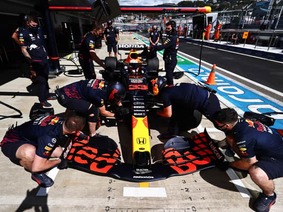 Red Bull’s Max Verstappen will start from the back of the grid on Sunday after taking an engine penalty for the Russian Grand Prix