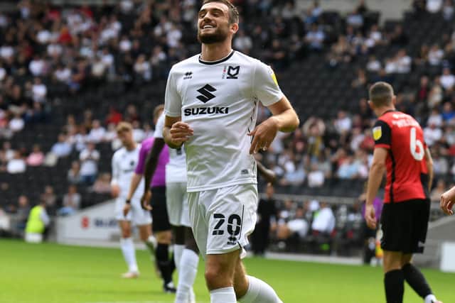 Troy Parrott said he feels confidence he can score in every game he plays at the moment with the number of chances MK Dons are creating for him