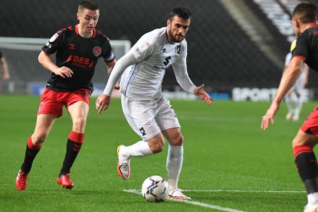 Troy Parrott has proven to be a key man in attack for Dons thus far 