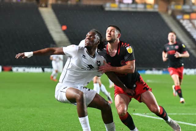 Two goals so far from Kioso have given him a good foundation on his return to Stadium MK 
