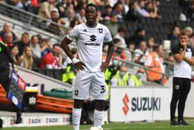 Peter Kioso said he is enjoying the competition for a starting role at MK Dons with Tennai Watson