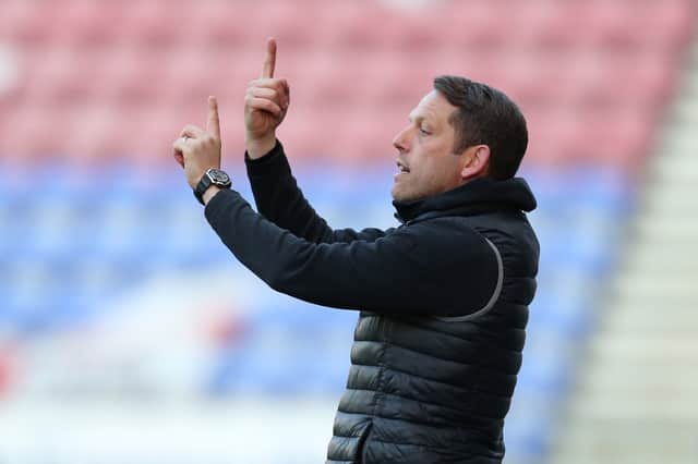 <p>Wigan boss Leam Richardson</p>