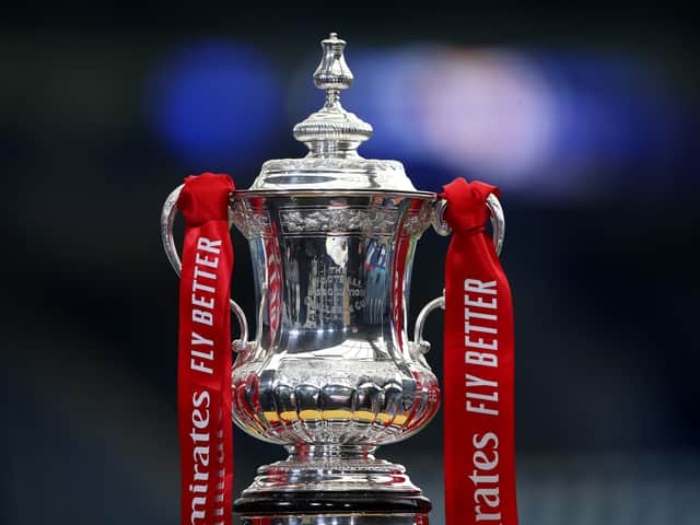 <p>The FA Cup trophy</p>
