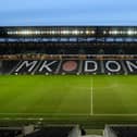 Stadium MK will host the FA Cup first round clash with Stevenage tomorrow