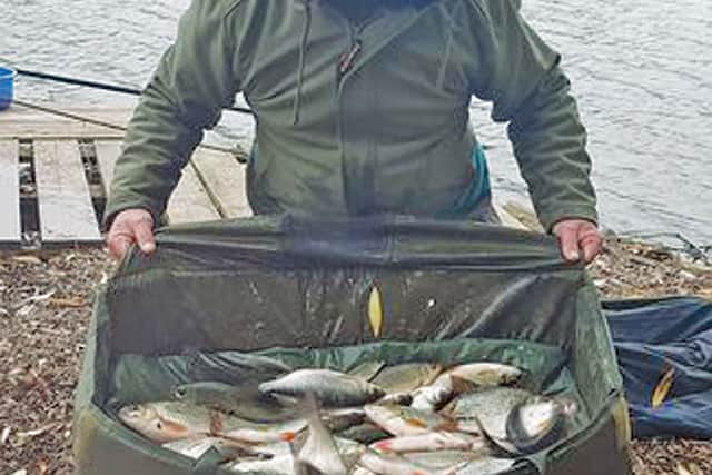 Tom Carter with 20lb of prime Bradwell roach