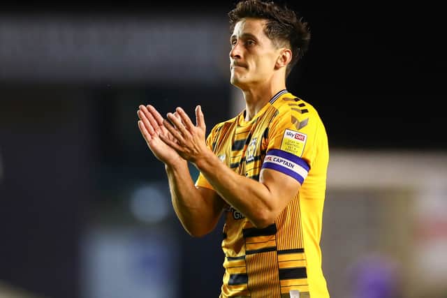 George Williams wearing the captain’s armband for Cambridge in the Carabao Cup against Millwall