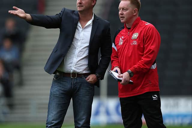 Gary Waddock was Karl Robinson’s assistant during 2013/14 at MK Dons