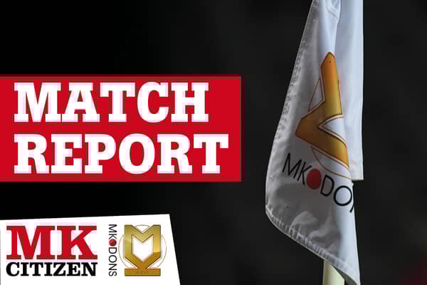 MK Dons were held to a draw by a resolute Accrington performance after going down to 10-men in the first half, drawing 1-1 at Wham Stadium 