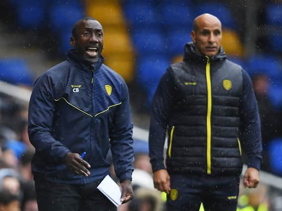Burton boss Jimmy Floyd Hasselbaink will be hoping to get his side back to winning ways at Stadium MK tomorrow when they take on MK Dons