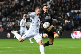 Max Watters has scored give goals in his last five outings for MK Dons, including a brace against Cambridge United last weekend