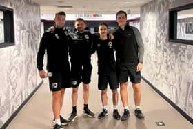 Tom Bromley, Simon Crampton, Callum Read and Charlie Robinson