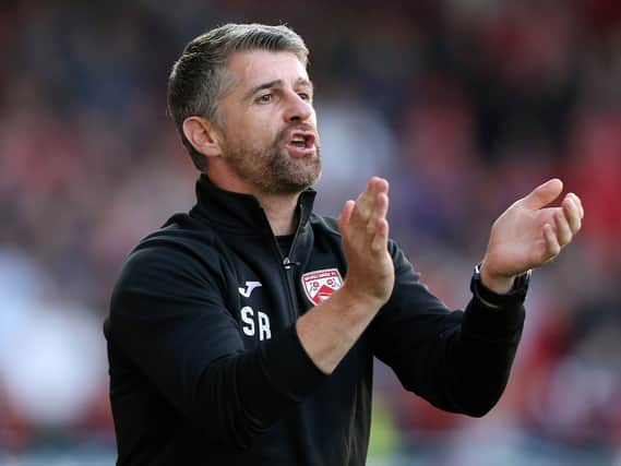 Morecambe manager Stephen Robinson revealed his side’s plans to stop MK Dons on Saturday