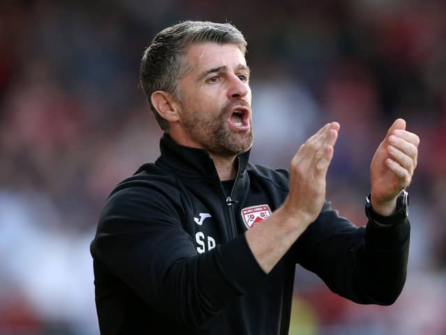 Morecambe manager Stephen Robinson