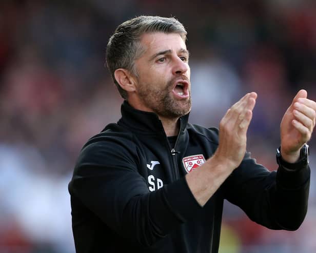 Morecambe manager Stephen Robinson