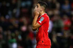 Leyton Orient’s Ruel Sotiriou missed the first penalty in the shoot-out while all other nine takers scores as MK Dons progressed in the Papa John’s Trophy