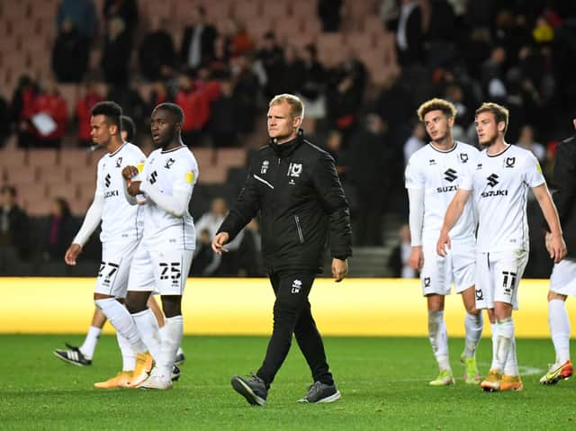 <p>MK Dons will discover their Papa John’s Trophy opponents on Saturday</p>