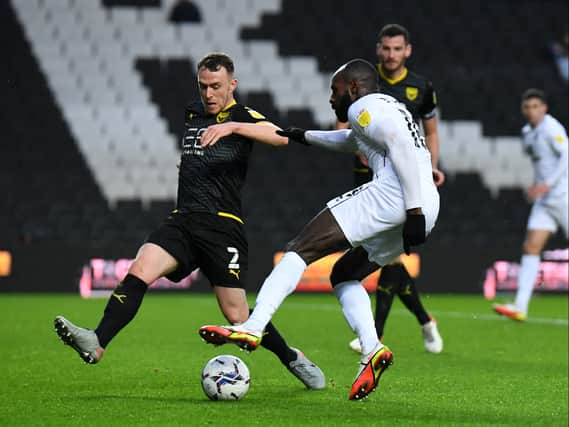 Hiram Boateng said Dons lacked urgency in the second half against Oxford