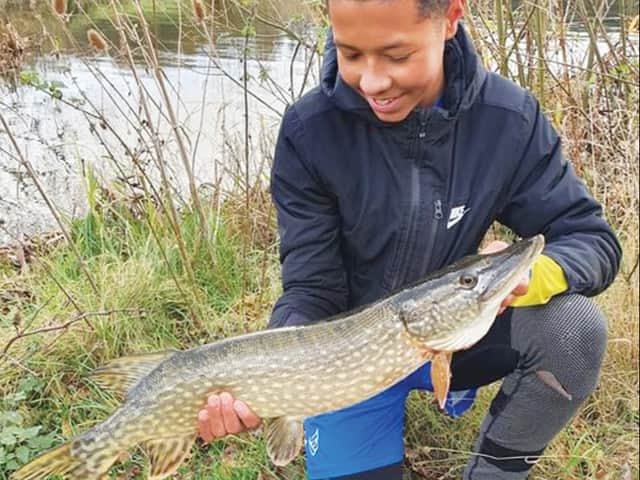 <p>Nice pike for Aidan Rennie </p>
