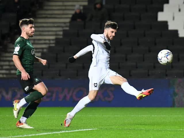 <p>Troy Parrott is one of five loan players at MK Dons who could be subject to a recall by their parent club during January</p>