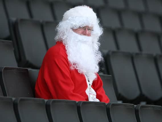 It’s nearly time to see Father Christmas at football grounds up and down the country again!