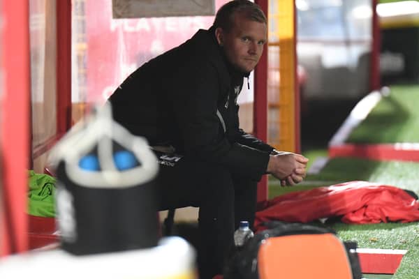 Scott Twine said Liam Manning ‘lost it’ with the MK Dons players after their first half performance at Lincoln