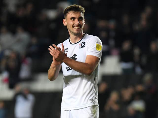 <p>Warren O’Hora believes MK Dons should be aiming to get promoted this season</p>