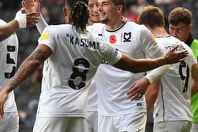 Max Watters netted seven goals during his spell on loan with MK Dons
