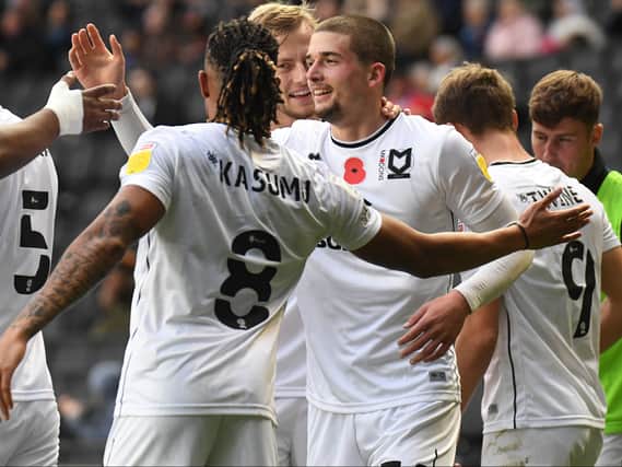 Max Watters netted seven goals during his spell on loan with MK Dons