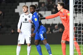 Dons striker Charlie Brown has moved to League One side Cheltenham Town