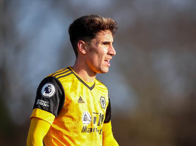 <p>Theo Corbeanu has joined MK Dons on loan from Wolves</p>