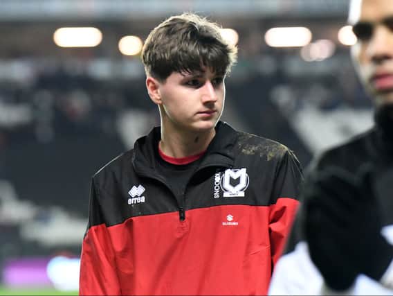 Ronnie Sandford made his first appearance on MK Dons’ bench in the derby game against AFC Wimbledon