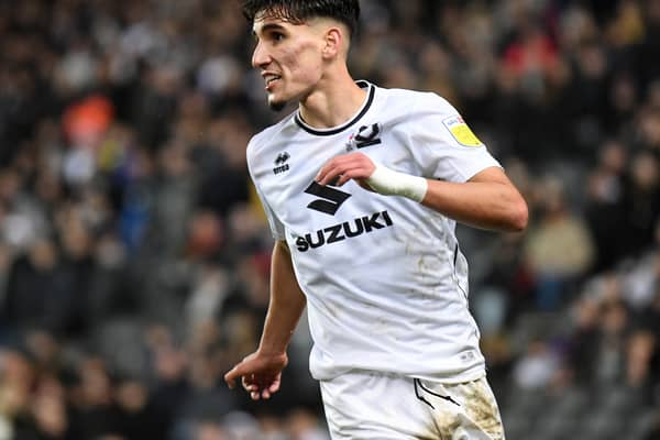 Theo Corbeanu’s debut for MK Dons was an impressive one