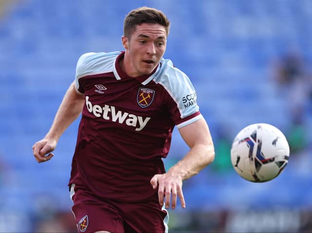 <p>Conor Coventry was urged by West Ham skipper Mark Noble to stay with the Hammers rather than go on loan to Peterborough earlier this season</p>