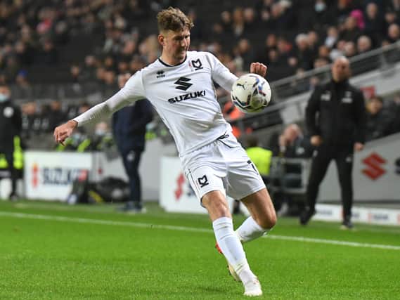 MK Dons are open to the idea of a return for Ethan Robson from Blackpool